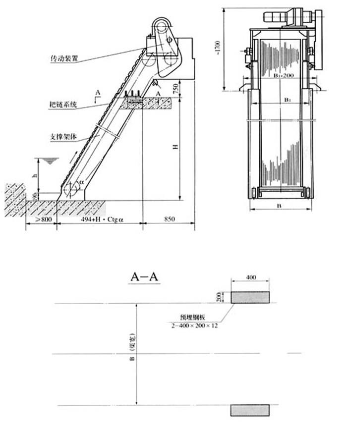 格柵撈渣機(jī)